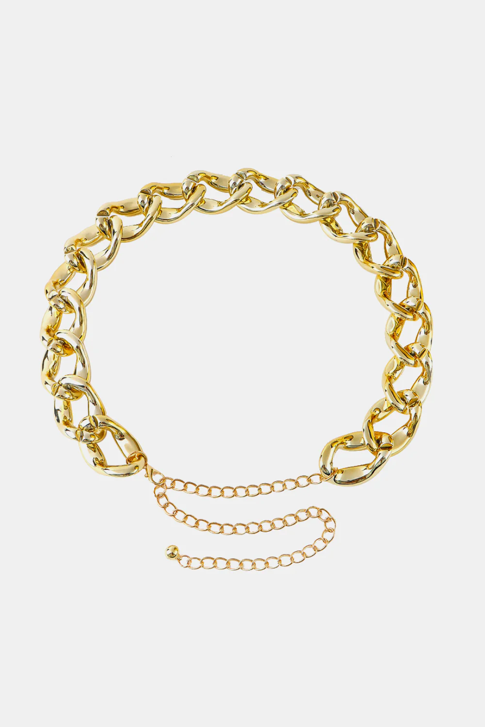 1.2" Width Acrylic Curb Chain Belt - Image 5