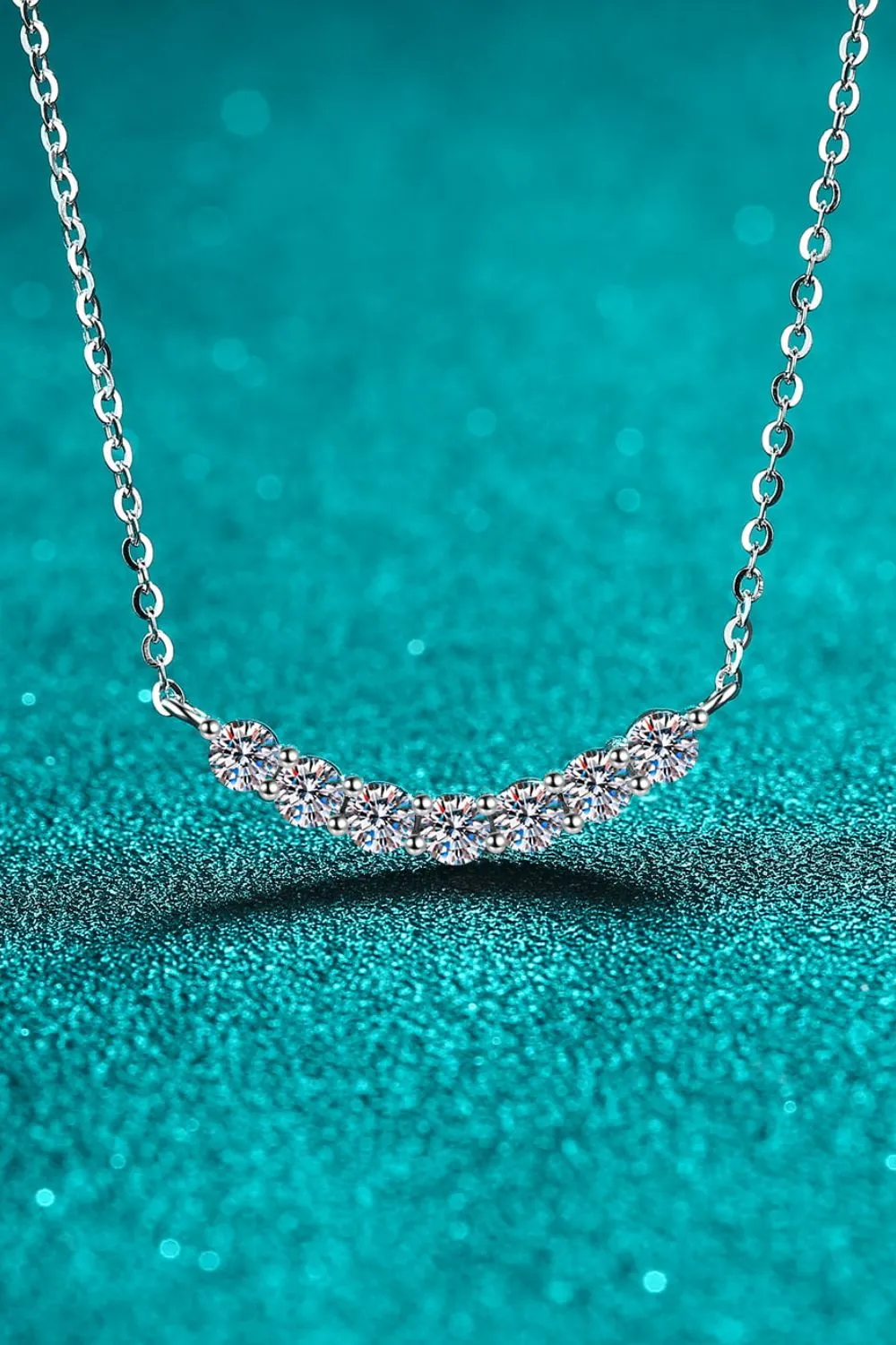 1.4 Carat Moissanite 925 Sterling Silver Necklace - Image 3