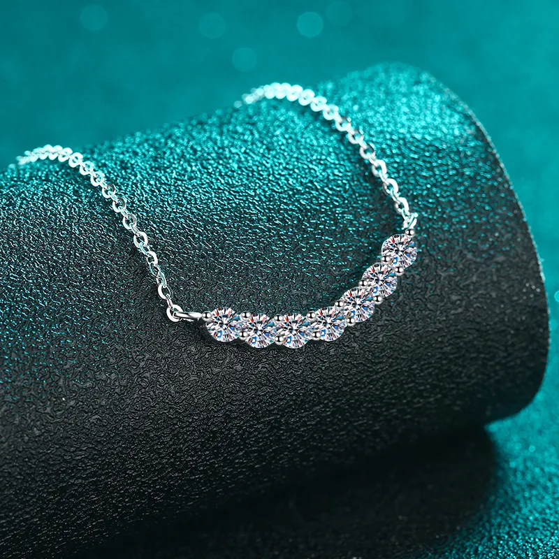 1.4 Carat Moissanite 925 Sterling Silver Necklace - Image 5