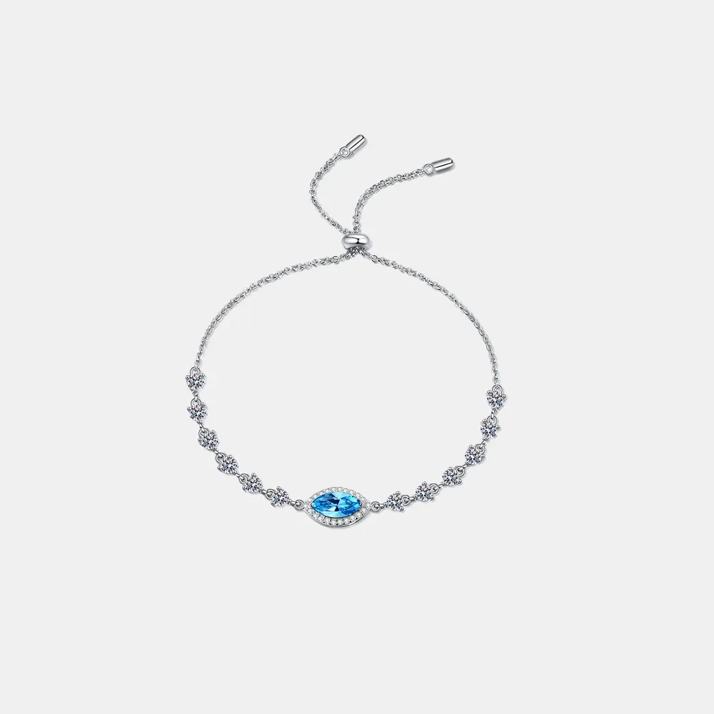 1 Carat Moissanite 925 Sterling Silver Bracelet - Image 6
