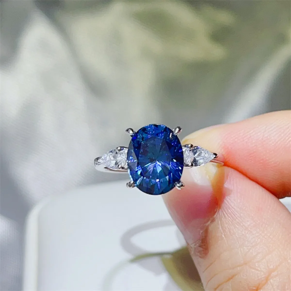 3 Carat Moissanite 925 Sterling Silver Ring