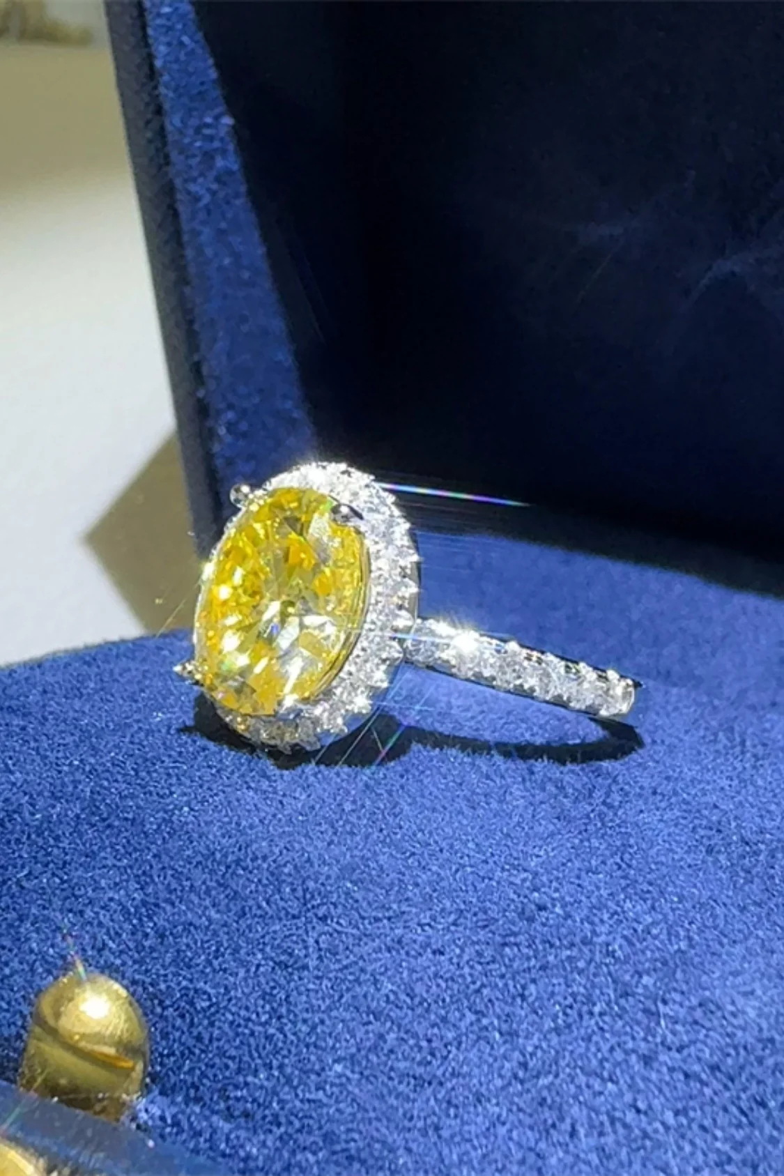 3 Carat Moissanite 925 Sterling Silver Ring - Image 6