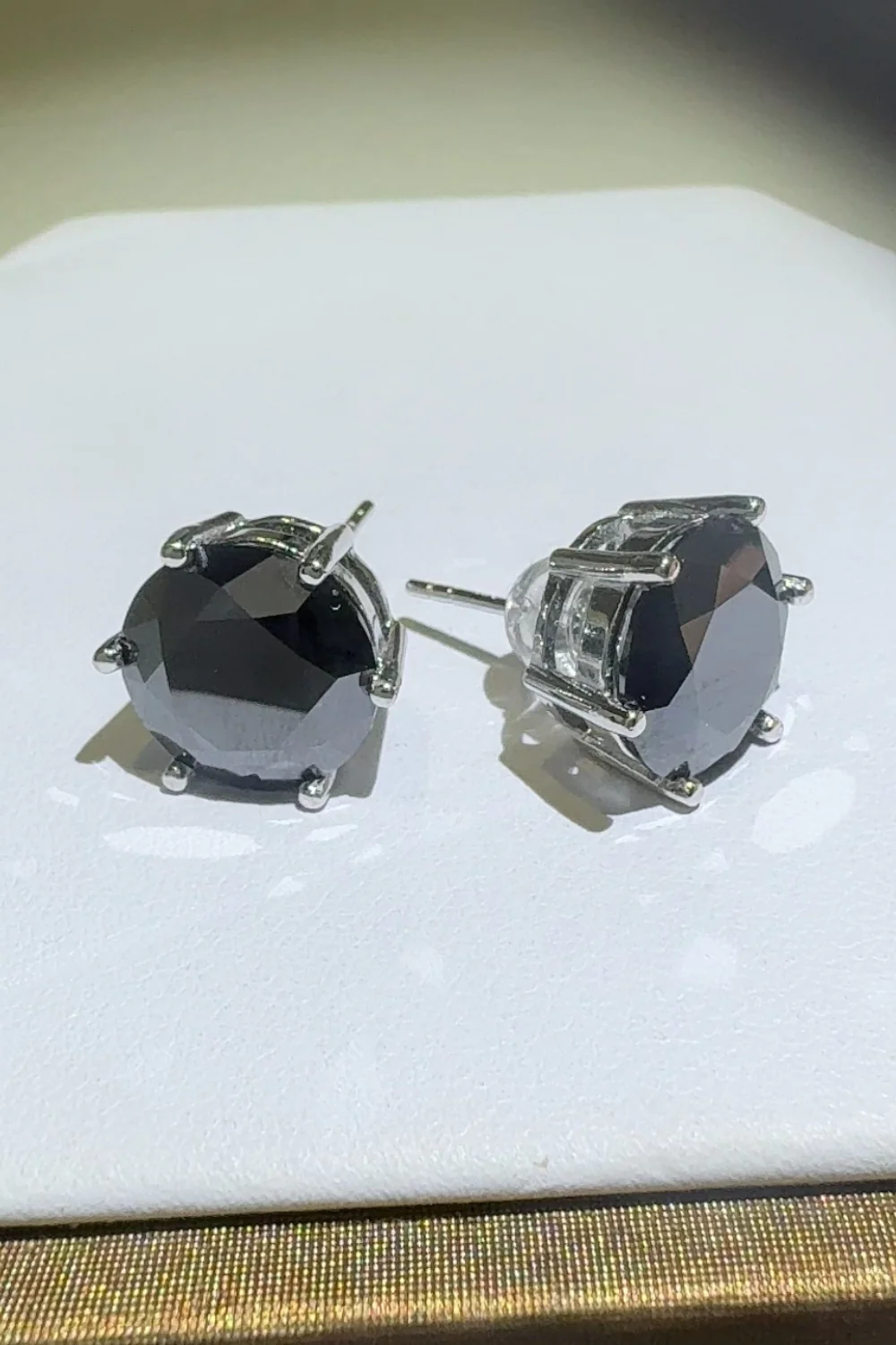 4 Carat Moissanite 925 Sterling Silver Stud Earrings