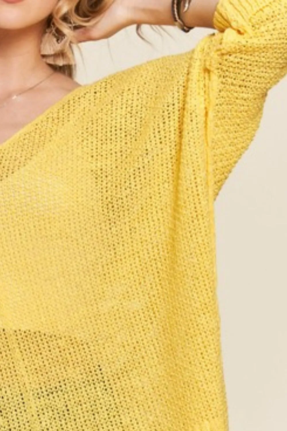 ADORA Loose Fit Sweater Top - Image 3