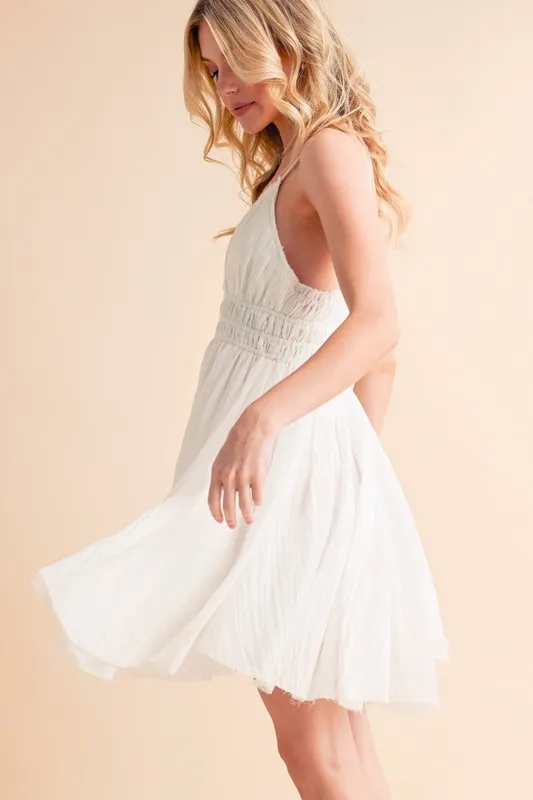 Lace Detail Mini Cami Dress - Image 9