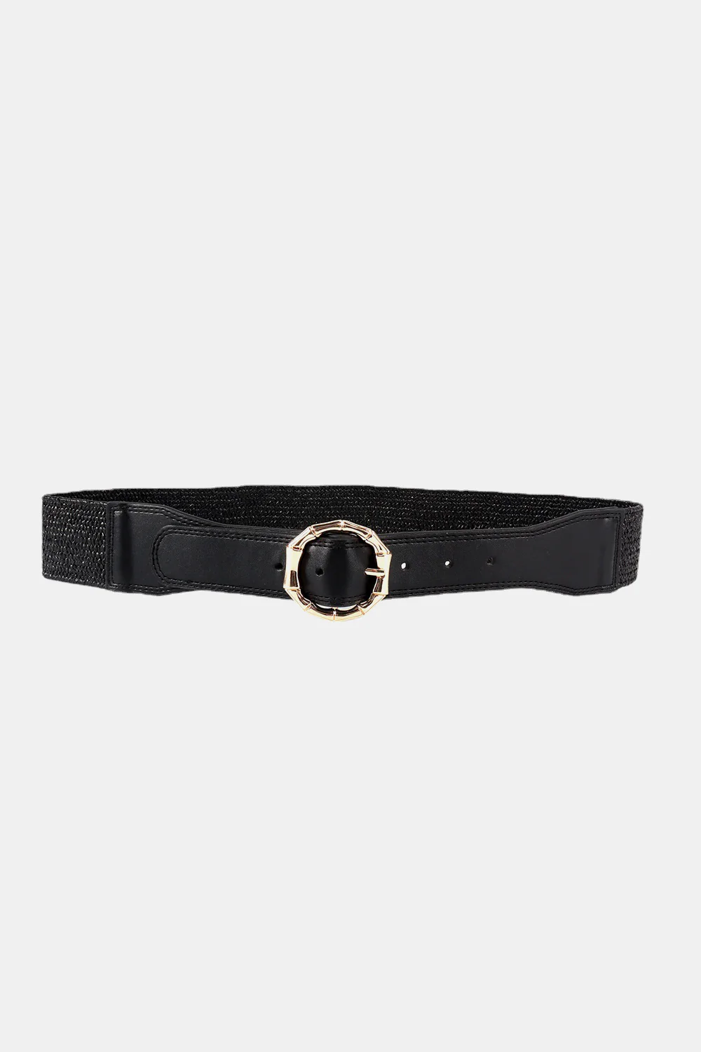 Alloy Buckle Braided Belt - Image 4