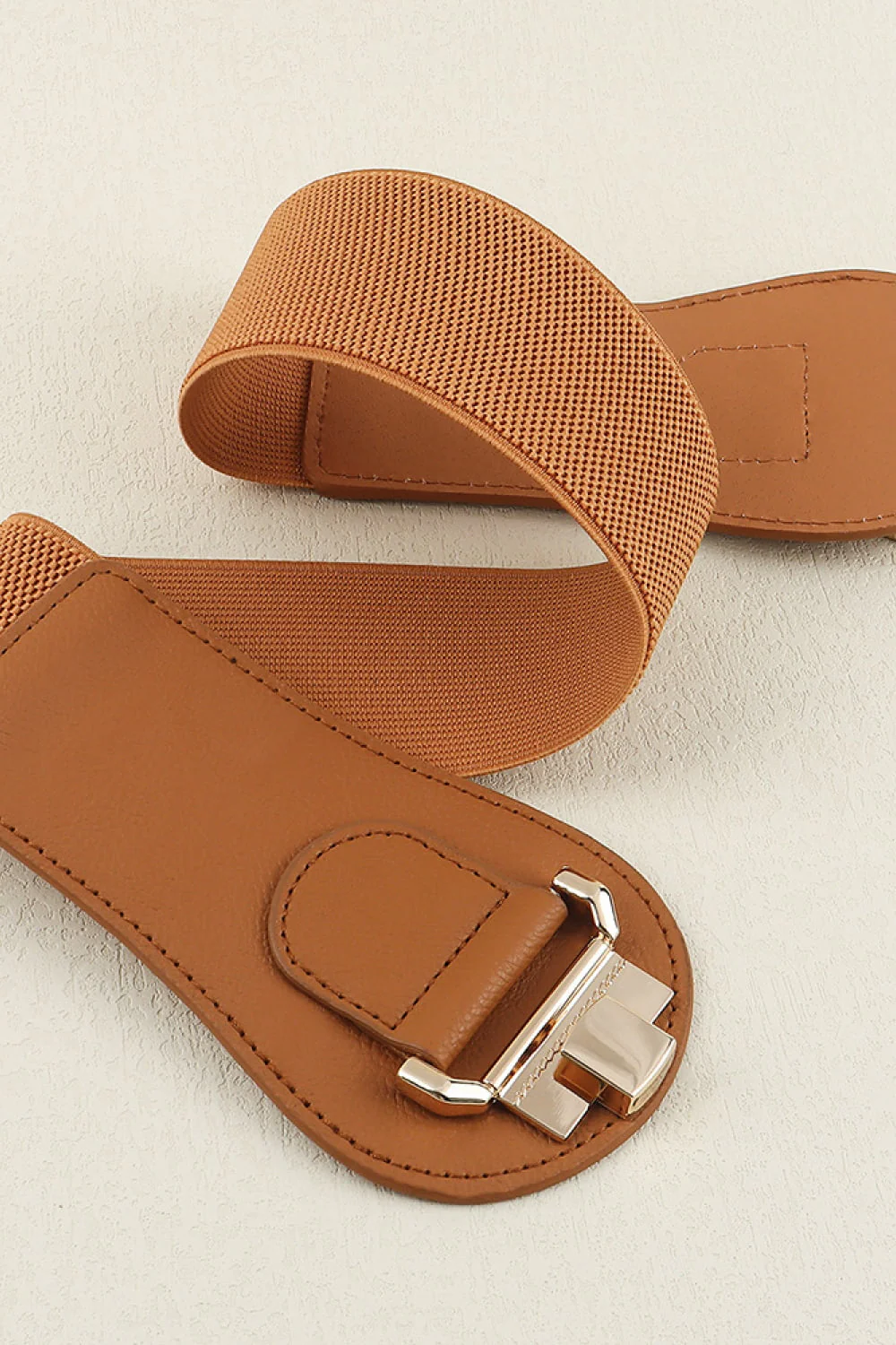 Alloy Buckle Elastic Belt - Image 4