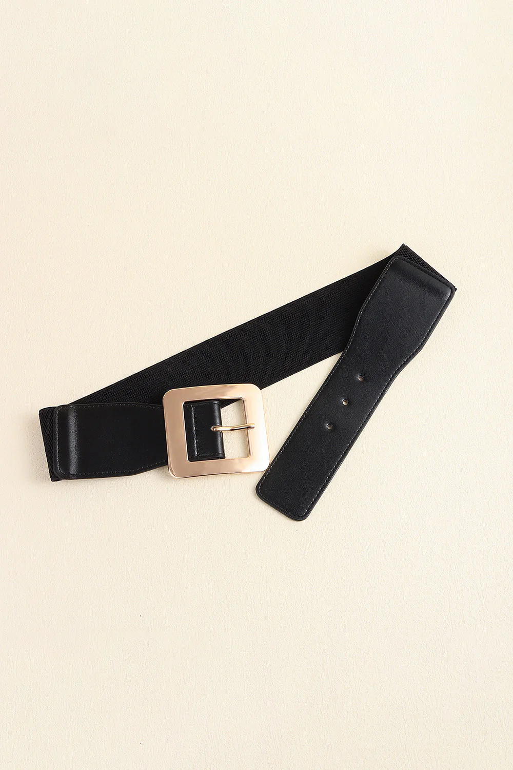 Alloy Buckle PU Leather Belt - Image 3