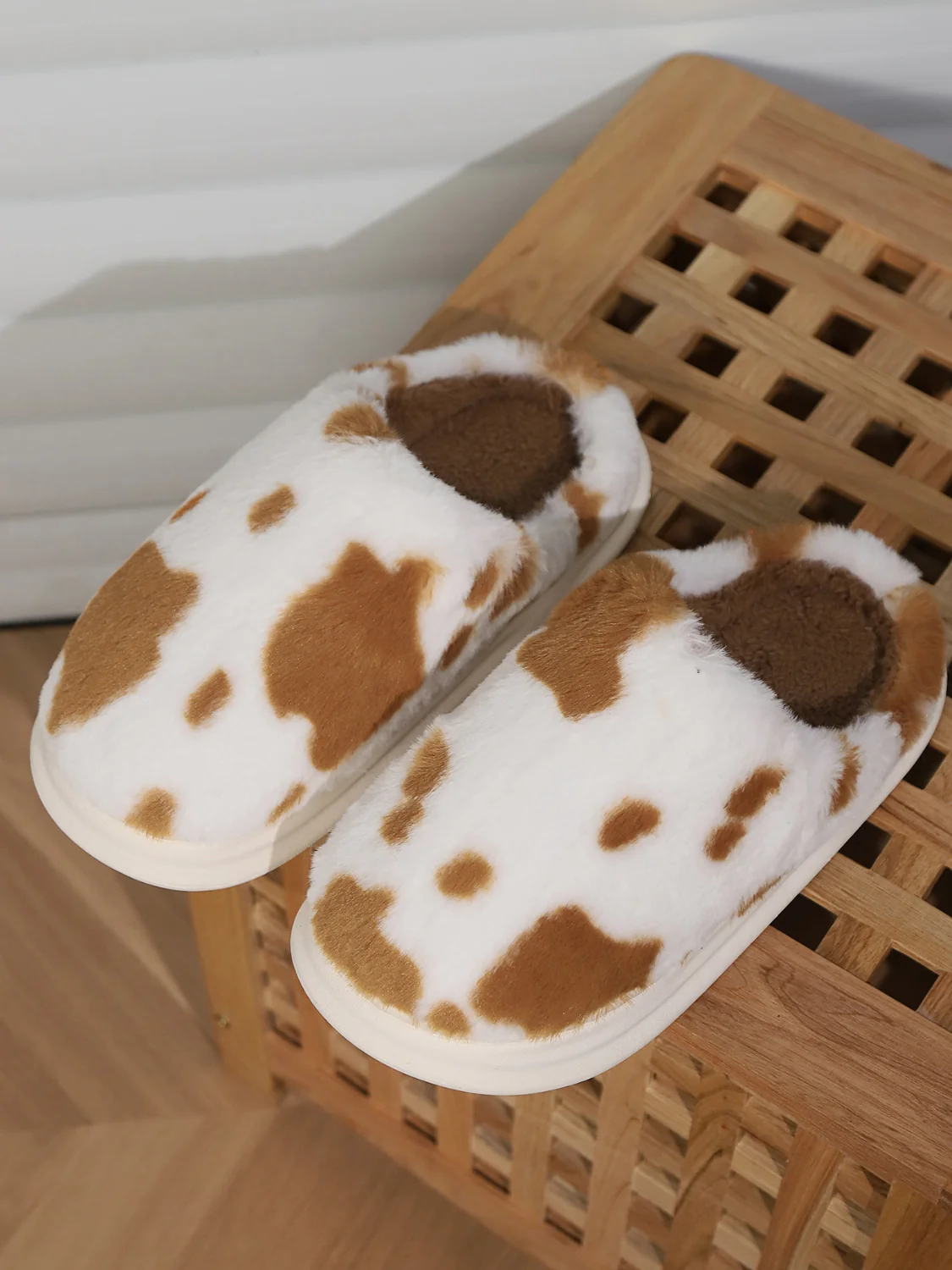 Animal Print Faux Fur Slippers - Image 20