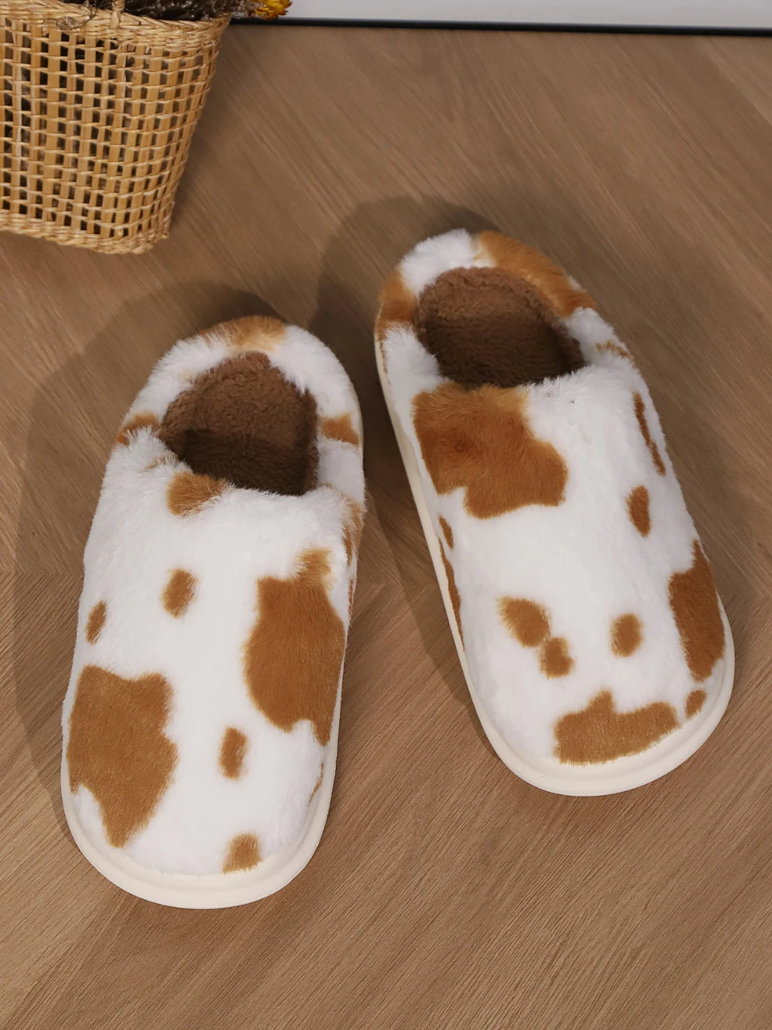 Animal Print Faux Fur Slippers - Image 21