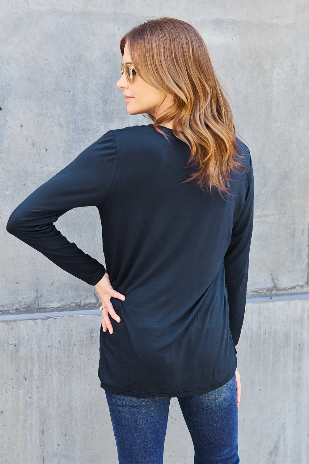 Basic Bae Full Size Round Neck Long Sleeve Top - Image 9
