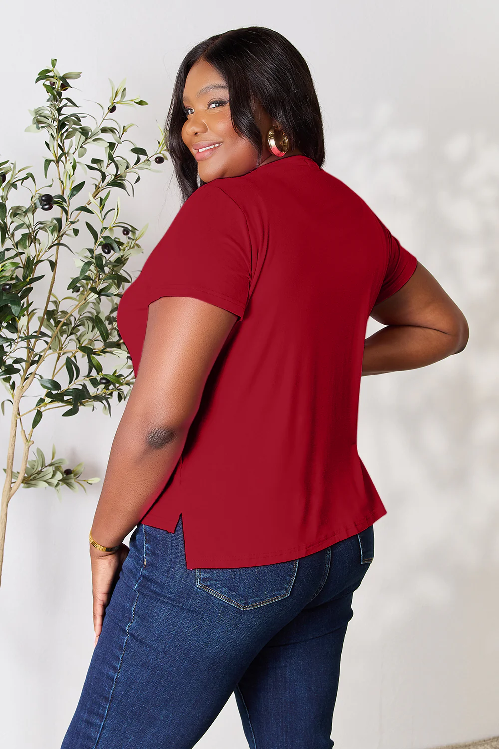 Basic Bae Full Size Round Neck Short Sleeve T-Shirt - Image 20