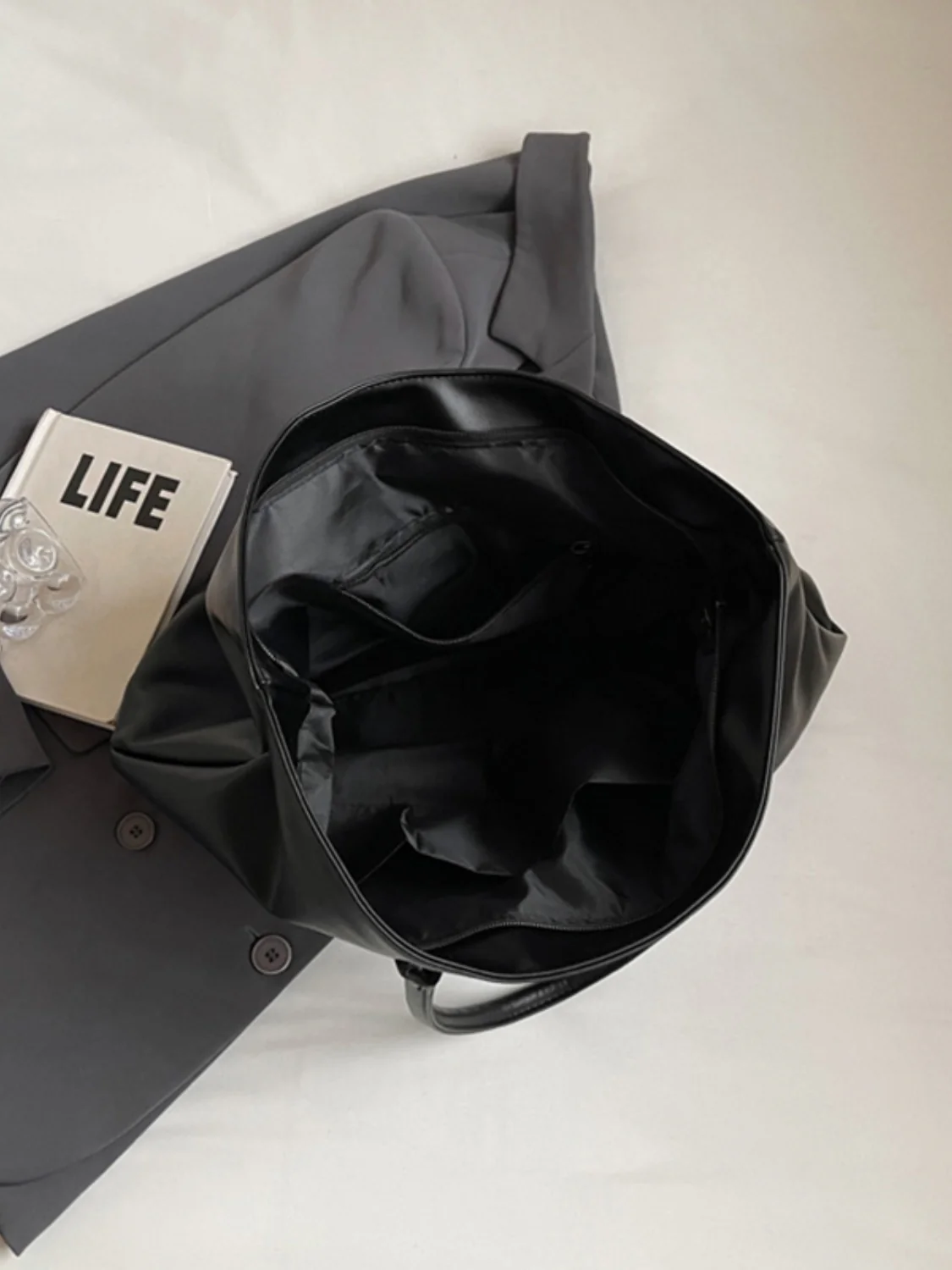 BETTER LIFE PU Leather Tote Bag - Image 11