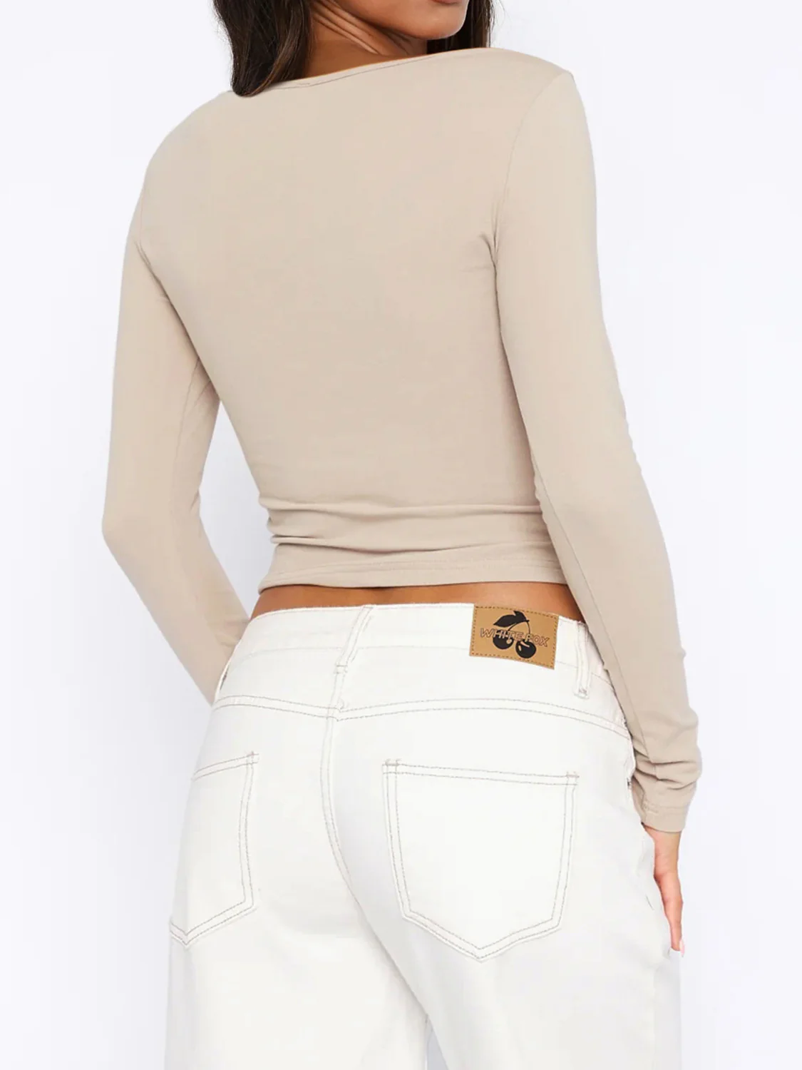 Button Down Long Sleeve Top - Image 2