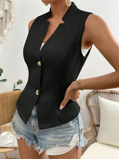 Button Down Vest Coat - Image 7