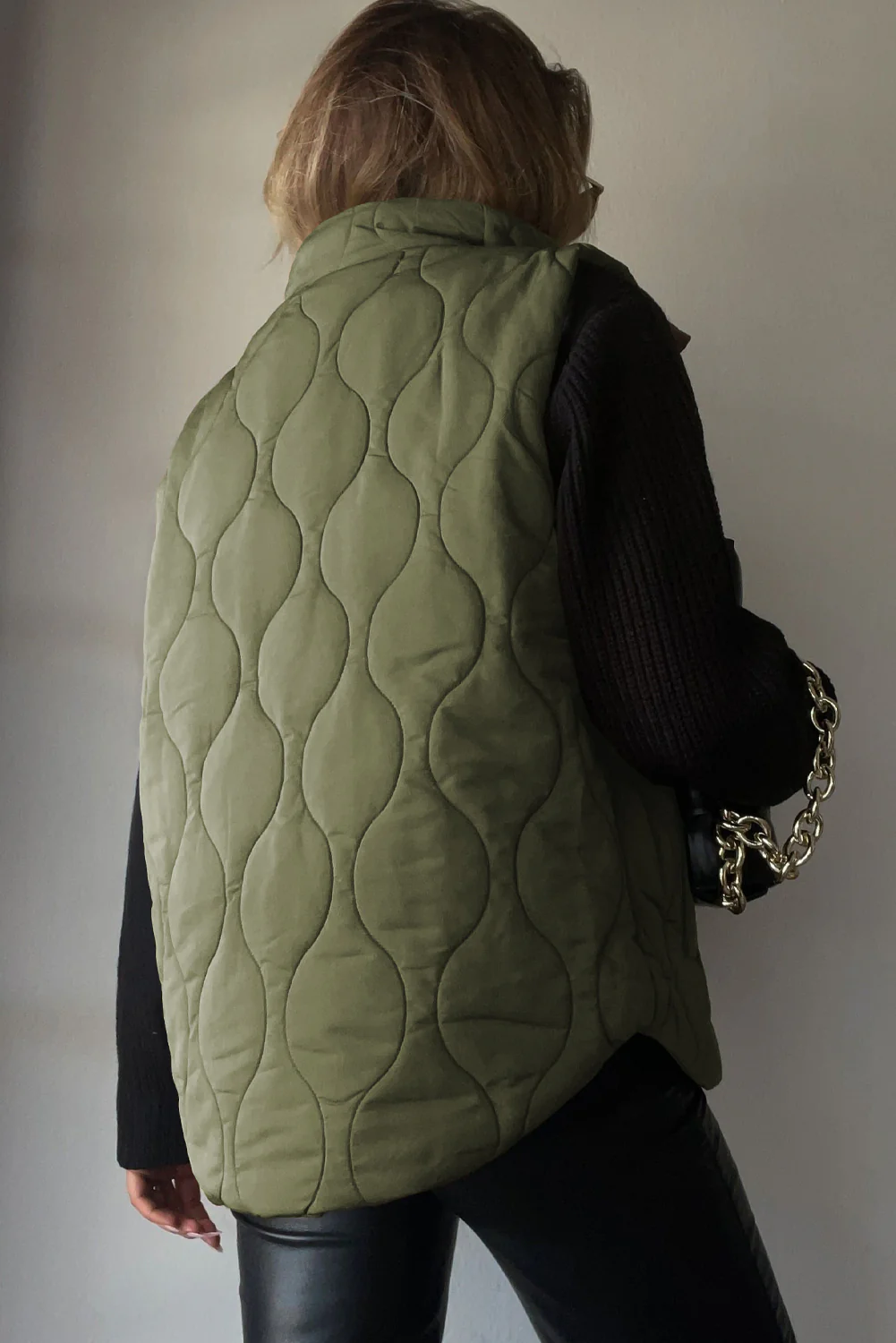 Collared Neck Vest with Pockets - Image 14
