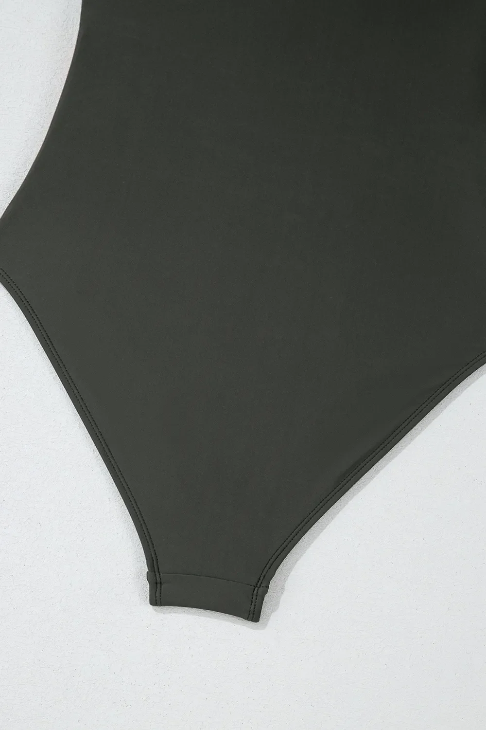 Color Block Padded Square Neck One Piece Swimsuit - Image 11