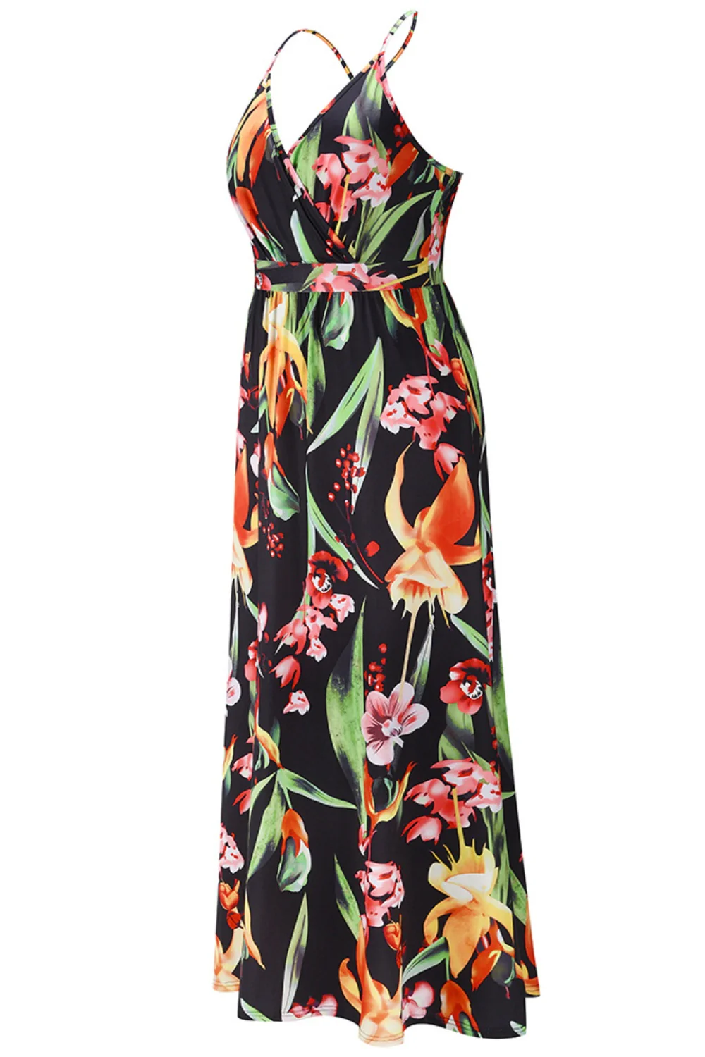 Crisscross Printed Surplice Cami Dress - Image 6