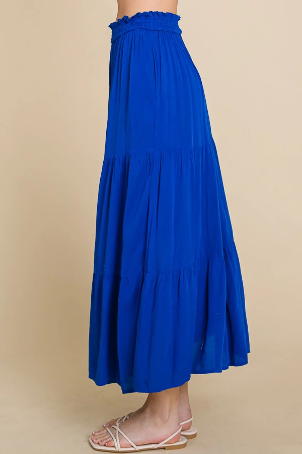 Culture Code Full Size Frill Ruched Midi Skirt - Image 2