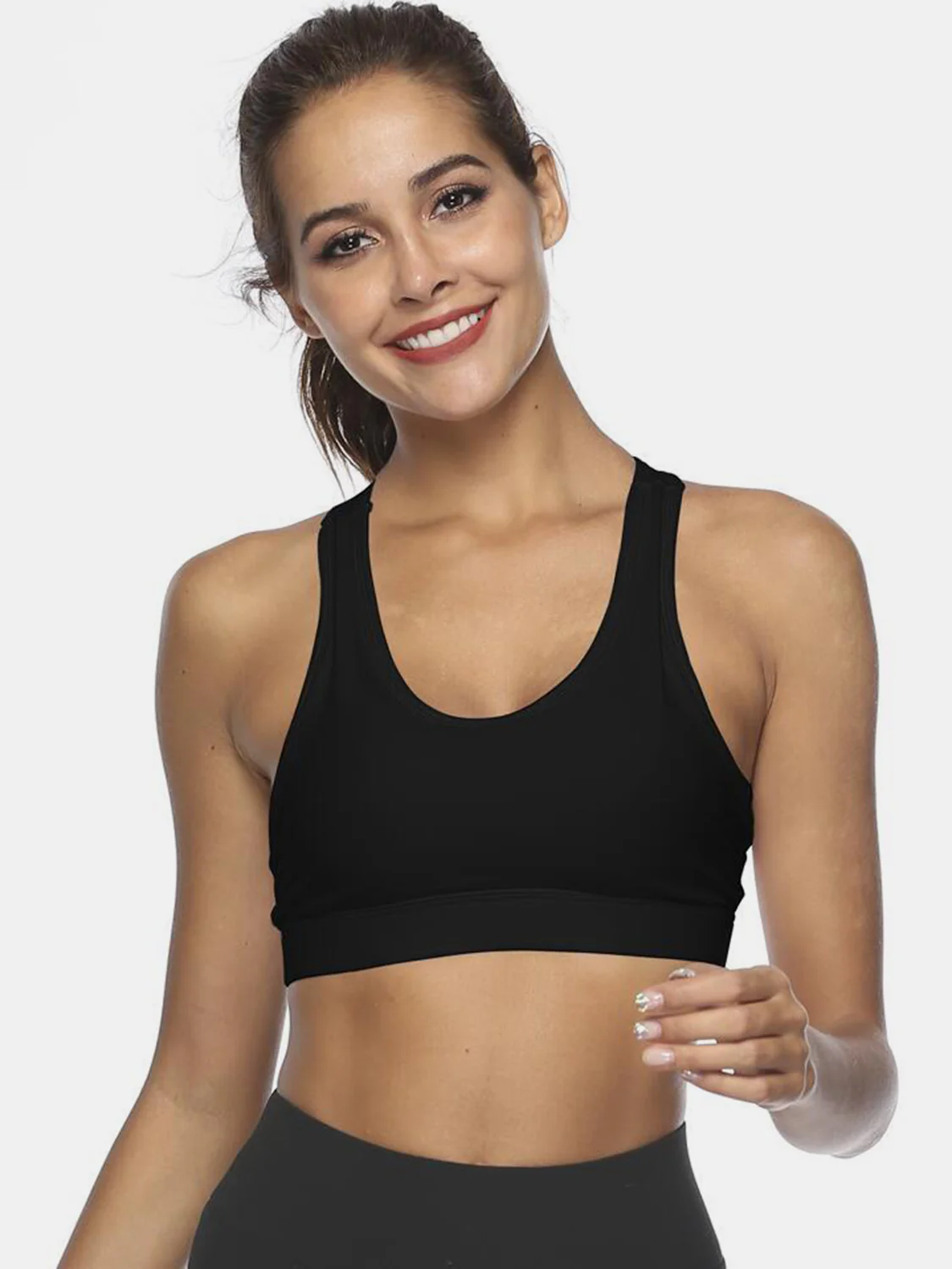 Cutout Scoop Neck Active Tank - Image 6