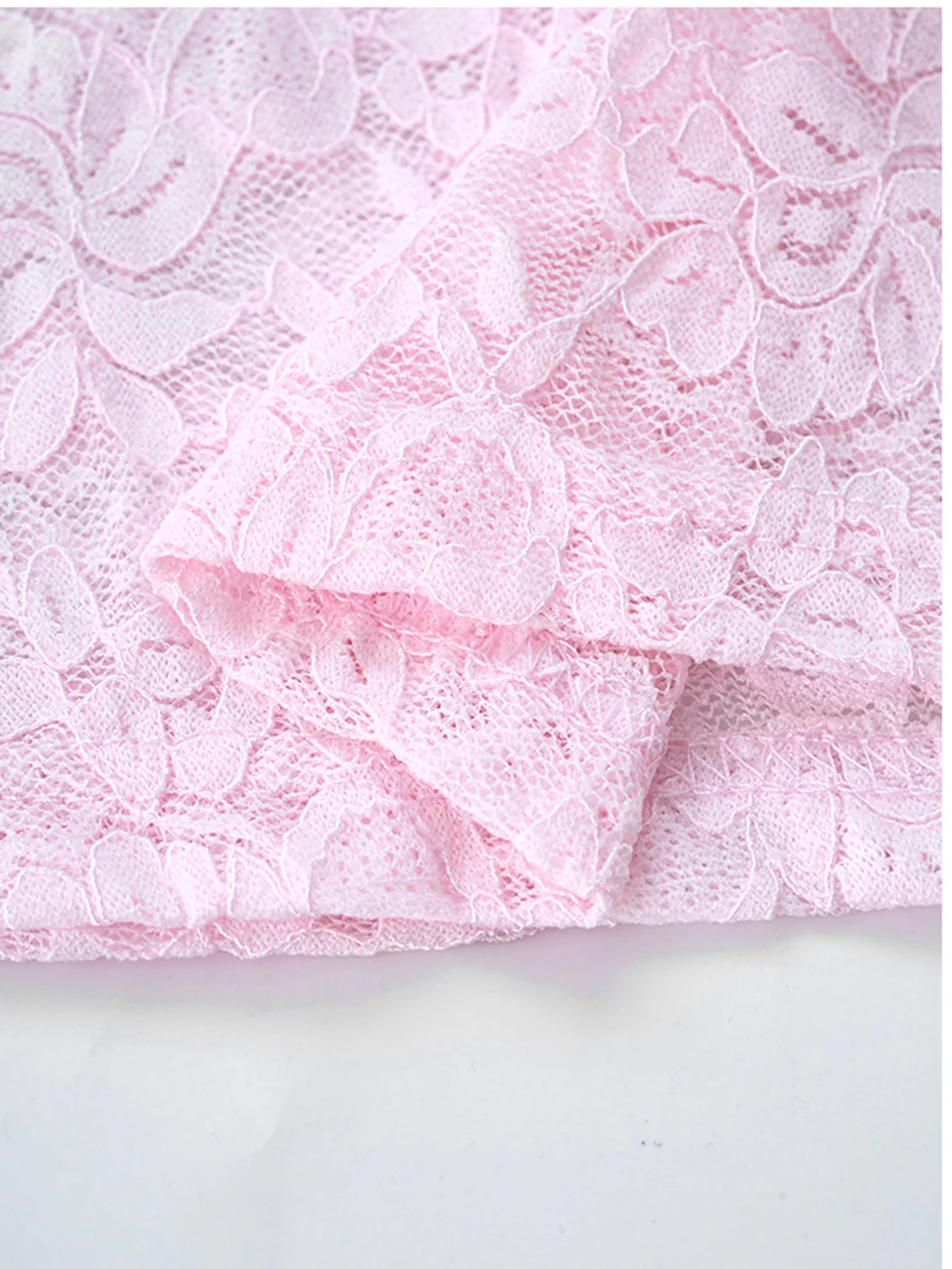 Devine Scoop Neck Long Sleeve Lace Top - Image 15