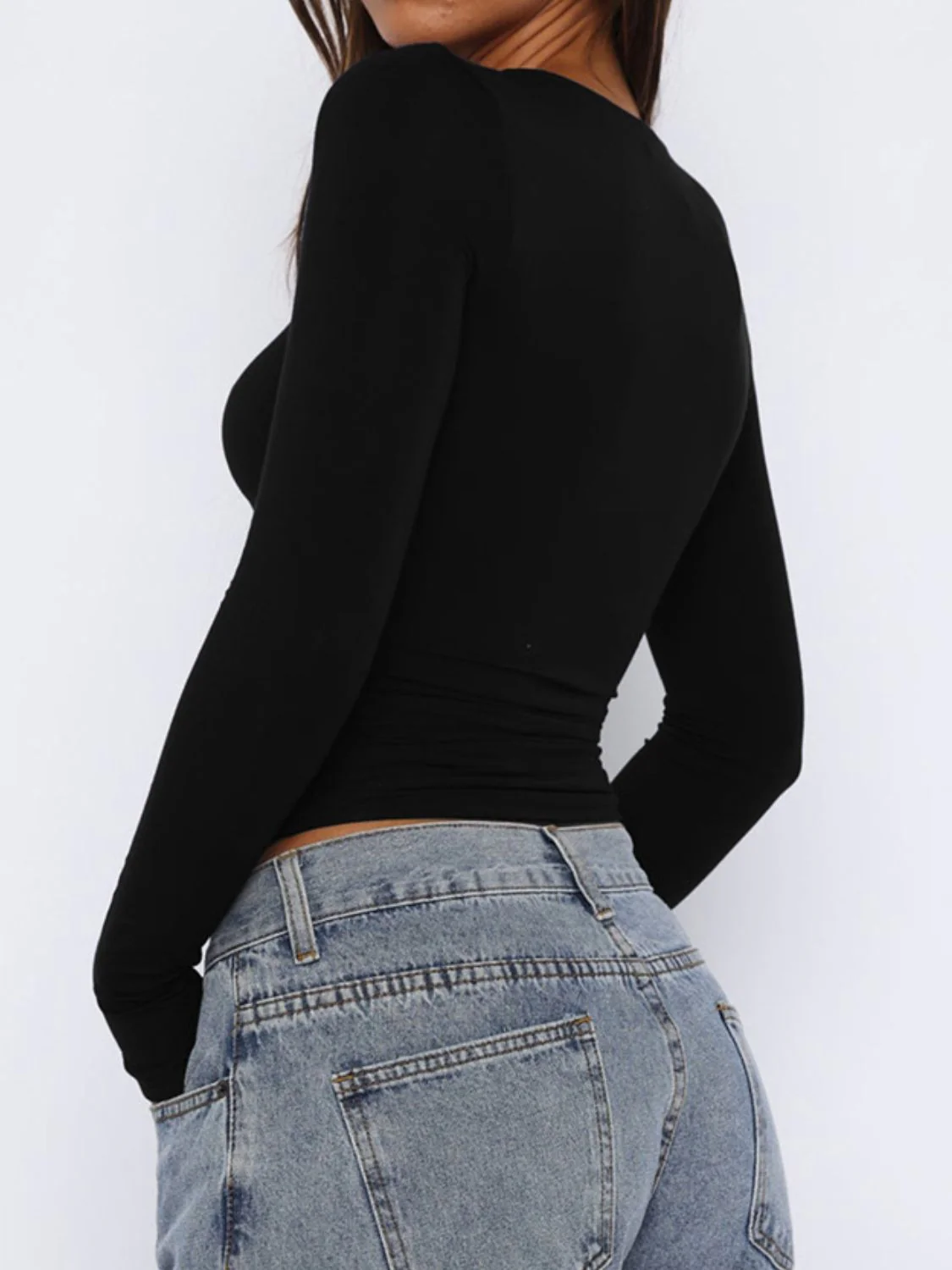 Devine Star Round Neck Long Sleeve T-Shirt - Image 27