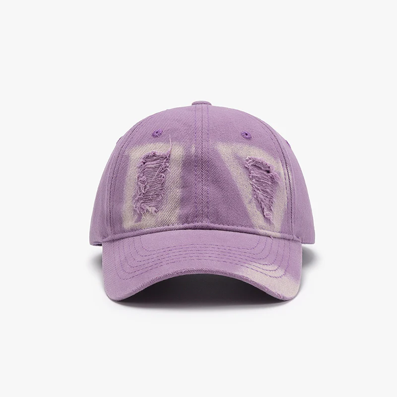 Distressed Cotton Baseball Cap - Image 5