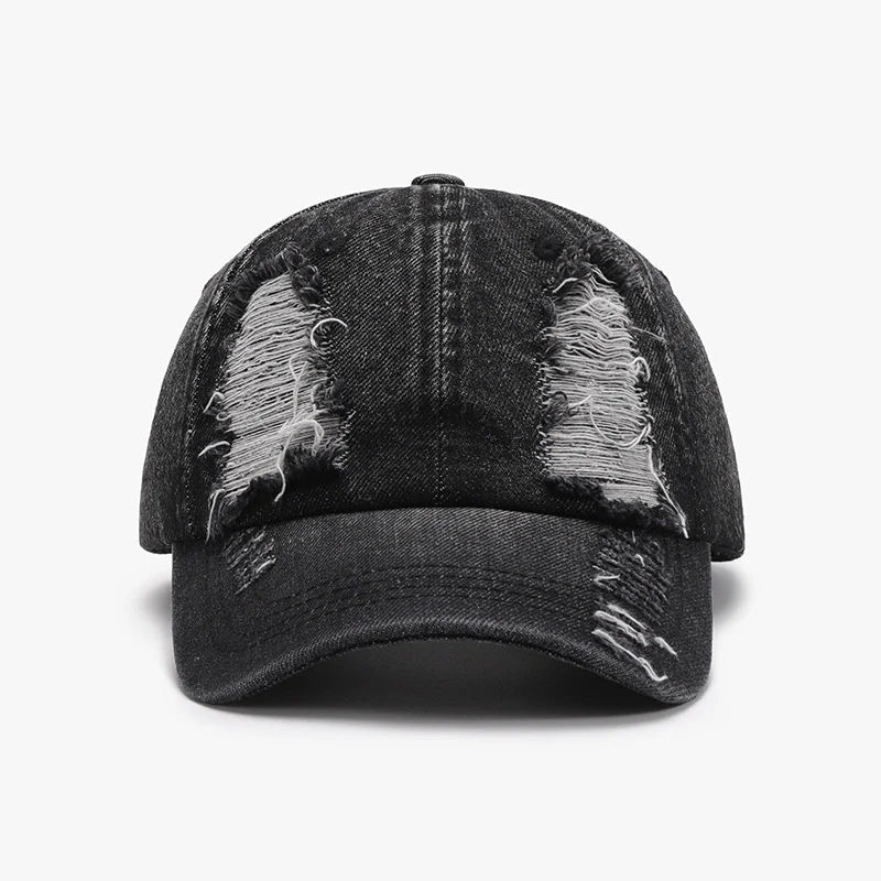 Distressed Cotton Baseball Cap - Image 6