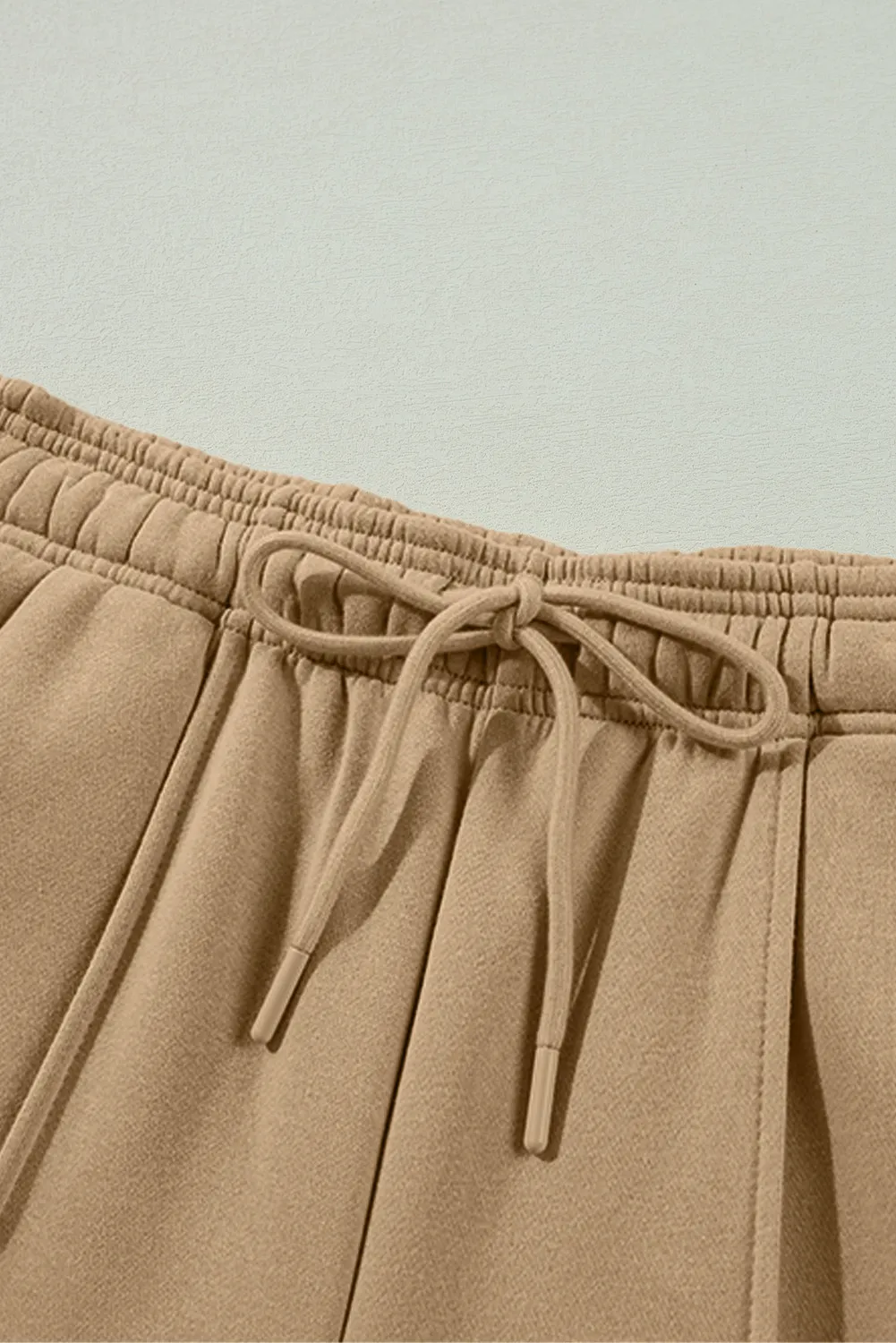 Drawstring Wide Leg Pants with Pockets - Image 7