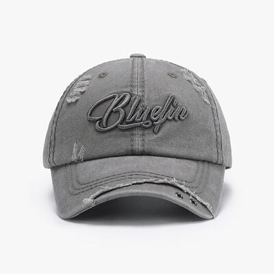 Embroidered Letter Cotton Baseball Cap - Image 10
