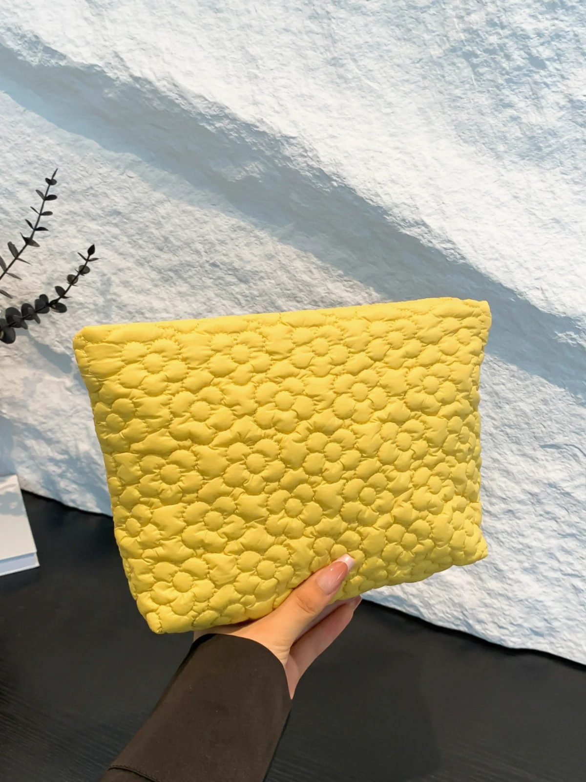 Flower Texture Polyester Clutch - Image 5
