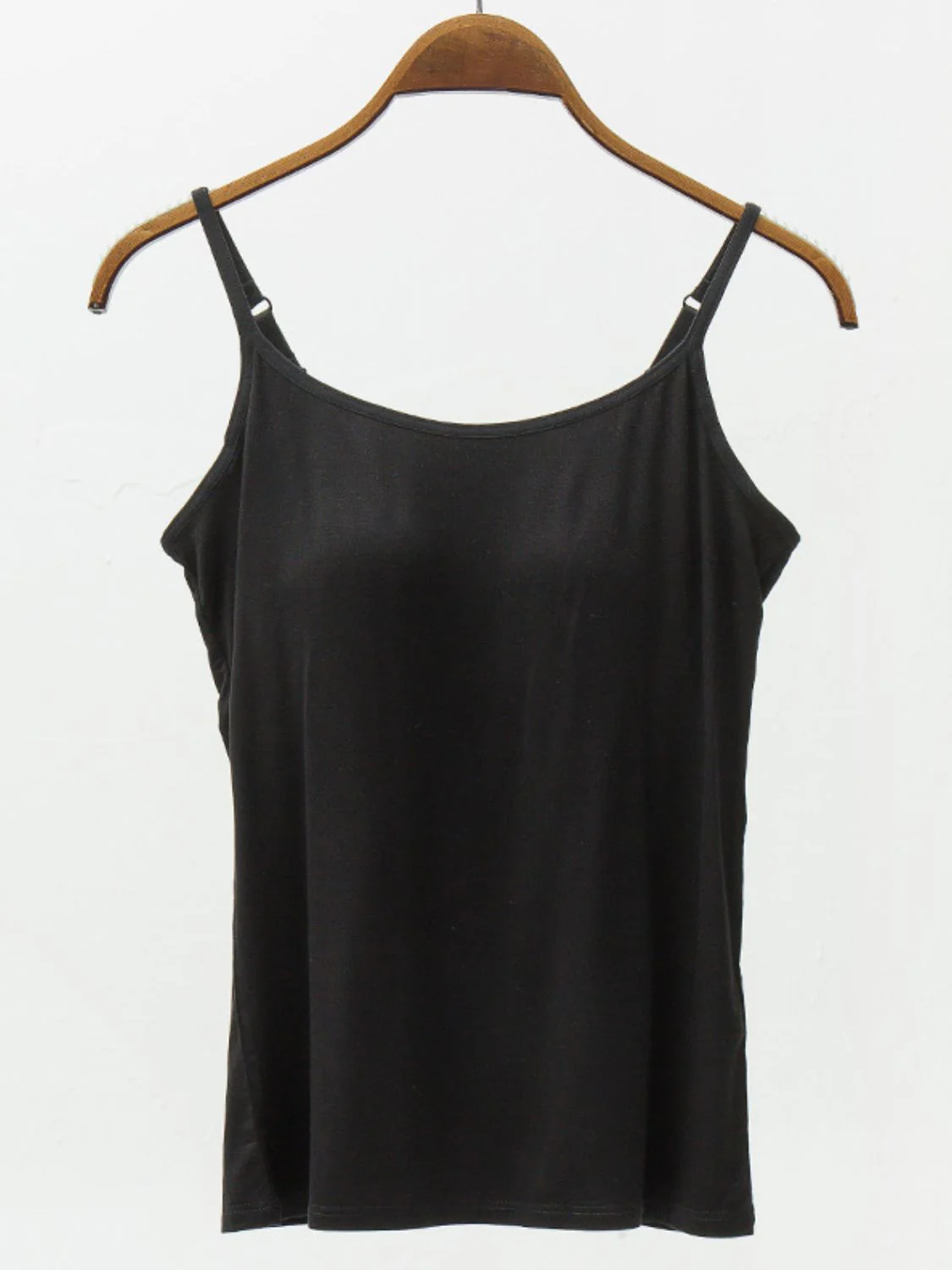 Full Size Adjustable Strap Modal Cami with Bra - Image 8