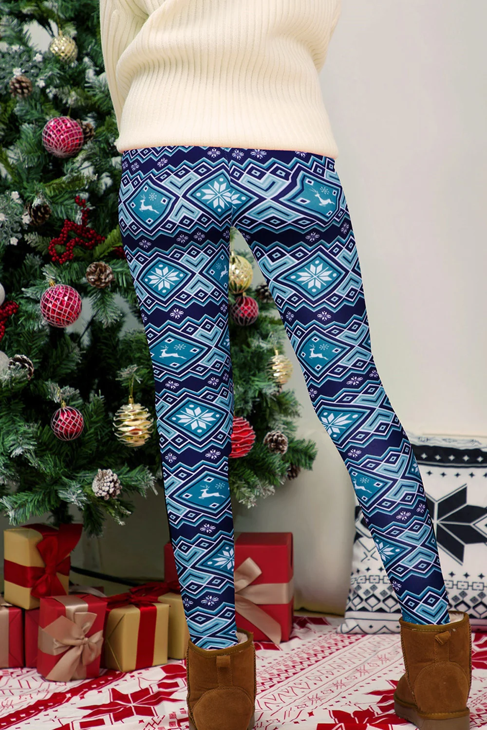 Full Size Geometric Leggings - Image 2