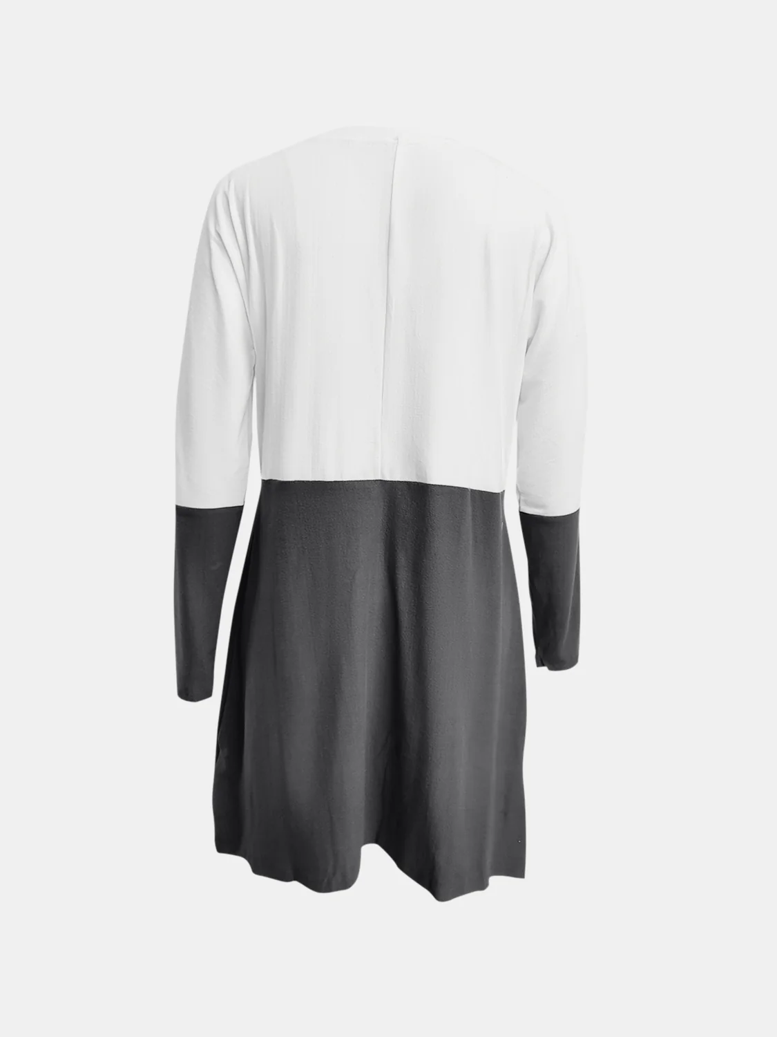 Full Size Graphic Two-Tone Round Neck Long Sleeve T-Shirt - Image 3