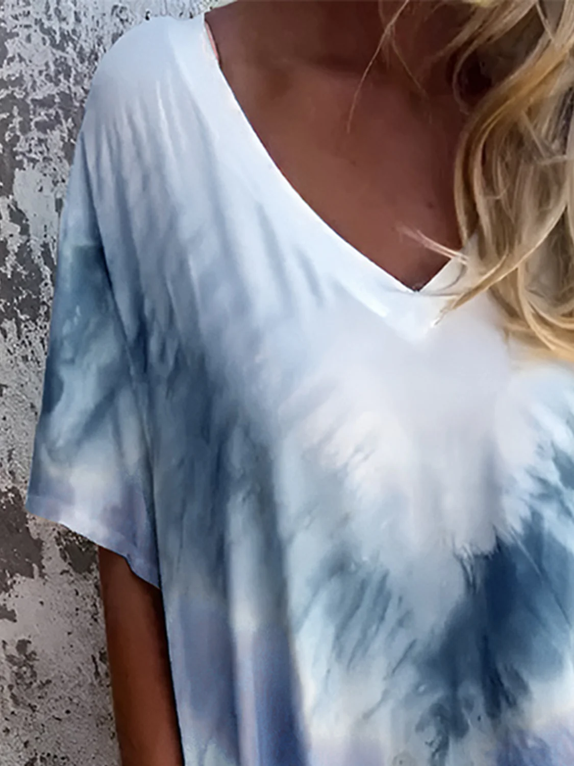 Full Size Pocketed Tie-Dye Short Sleeve Dress - Image 18