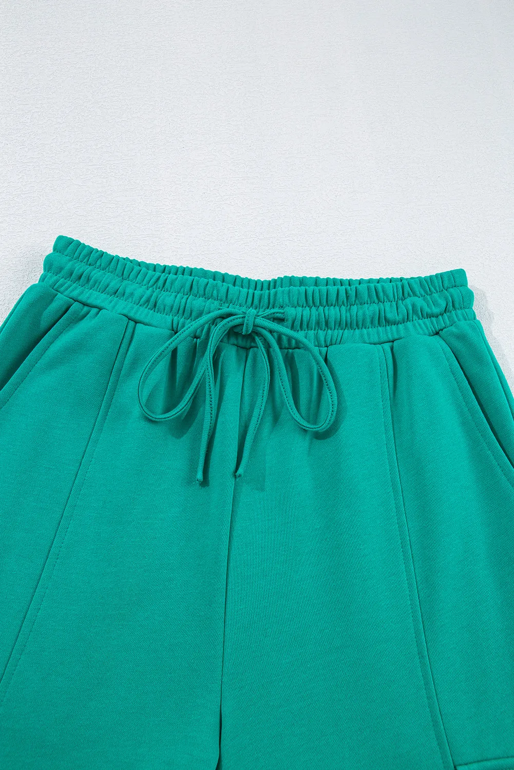 Full Size Round Neck Long Sleeve Top and Drawstring Pants Set - Image 5