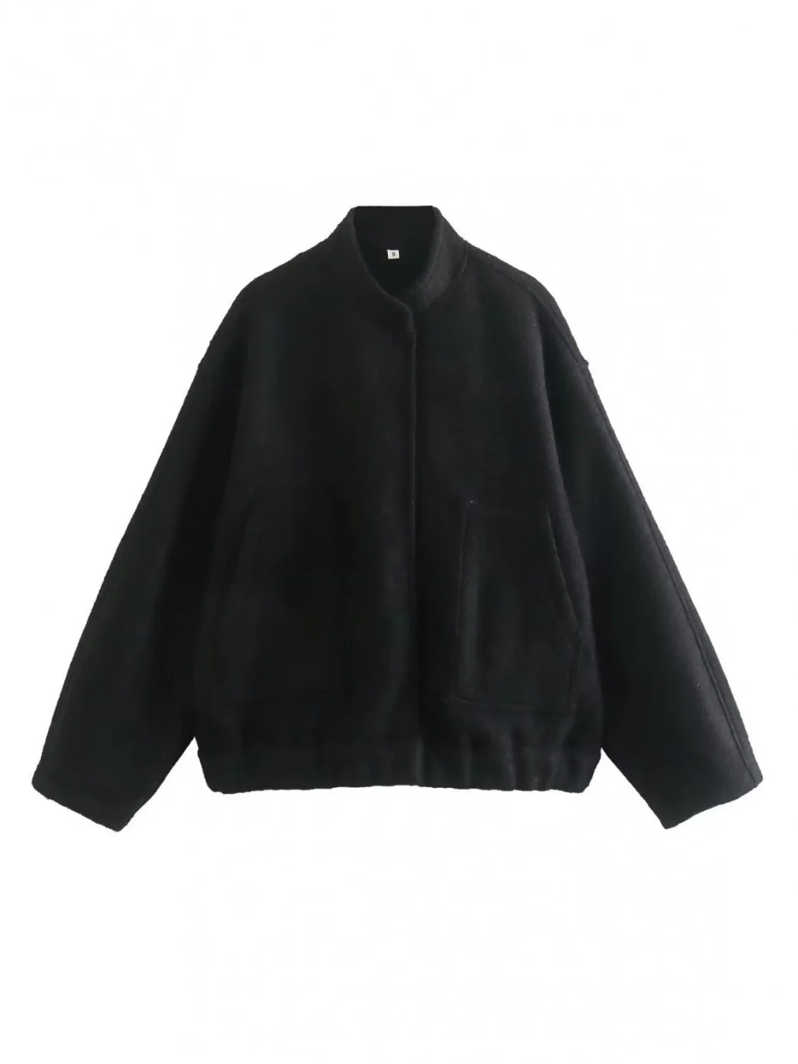 Full Size Snap Down Drop Shoulder Jacket - Image 15