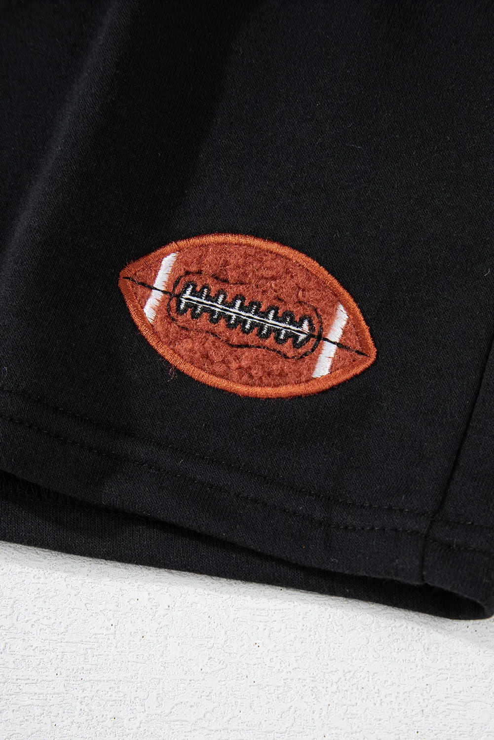 GAME DAY Football Round Neck Long Sleeve Top and Shorts Set - Image 6