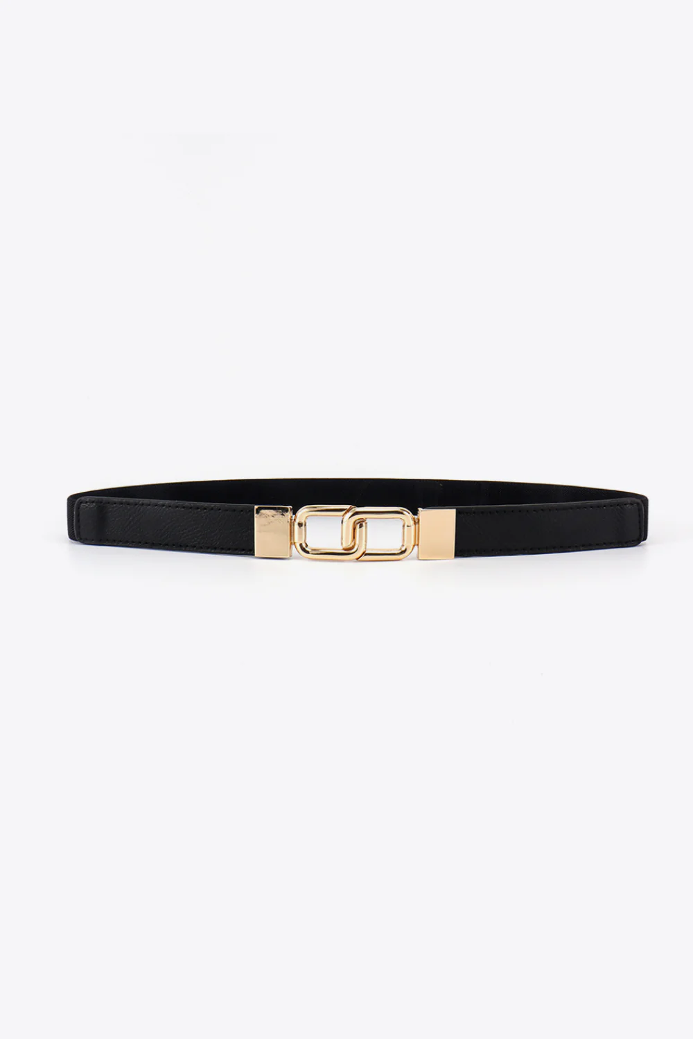 Geometric Double Buckle Elastic Belt - Image 8