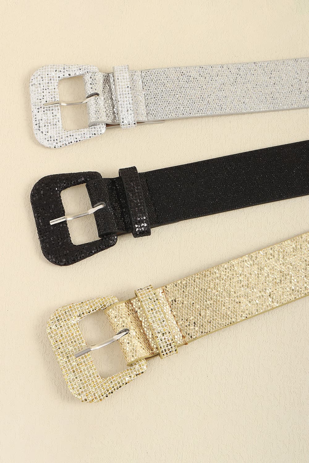 Glitter PU Leather Belt - Image 16