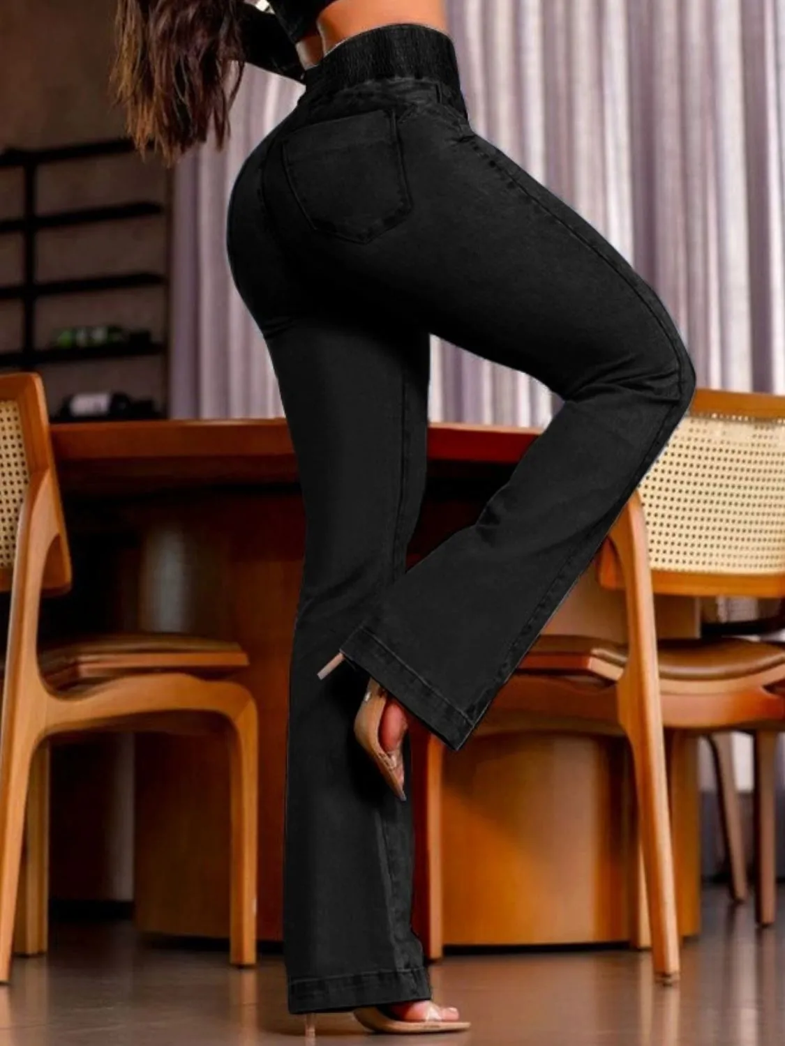 High Rise Bootcut Jeans - Image 10