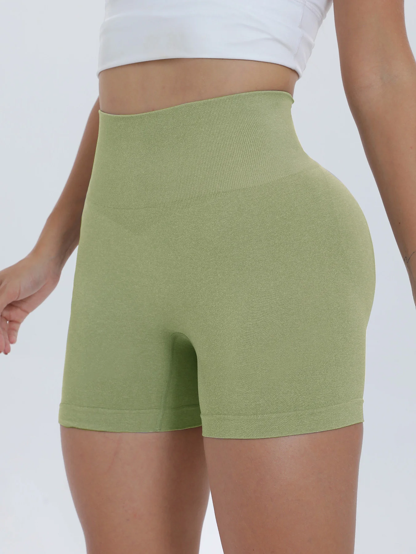 High Waist Active Shorts - Image 14