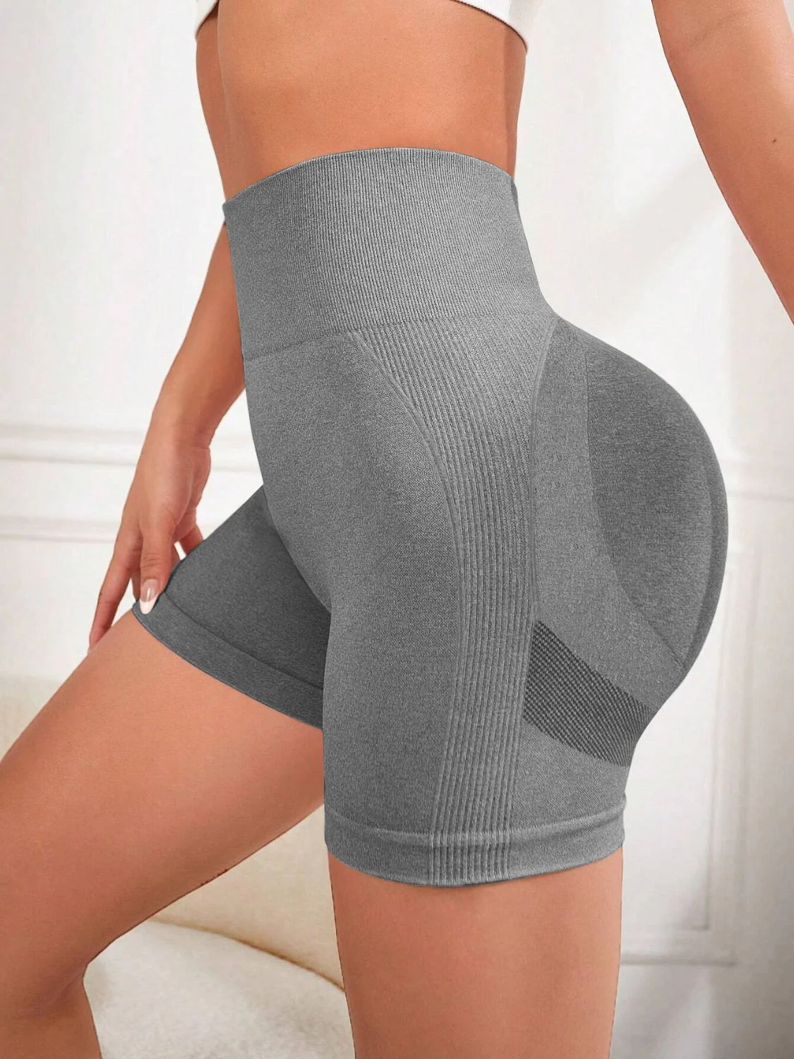 High Waist Active Shorts - Image 16