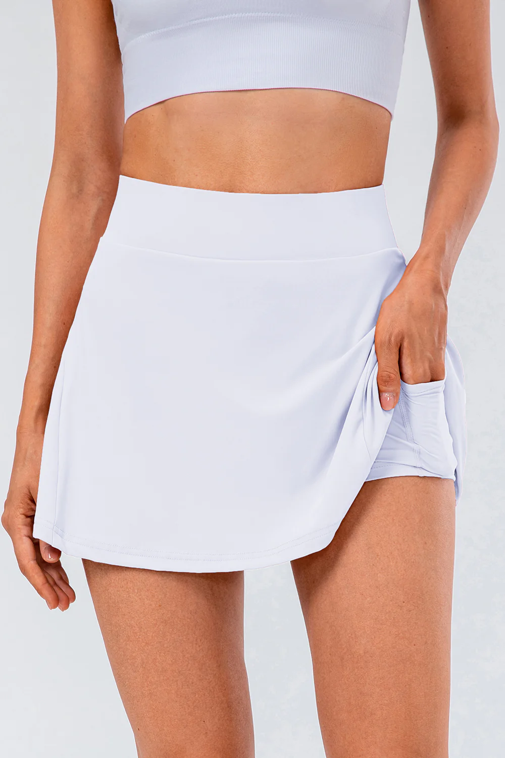 High Waist Pleated Active Skirt - Image 15