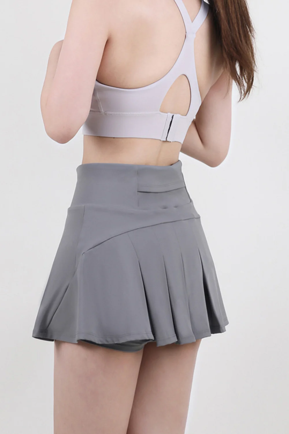 High Waist Pleated Active Skirt - Image 8