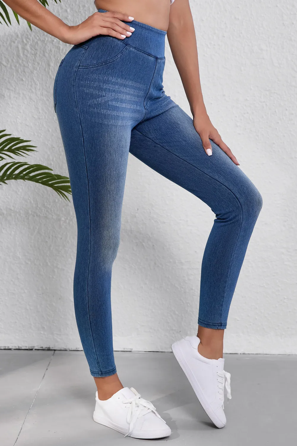 High Waist Skinny Jeans - Image 3