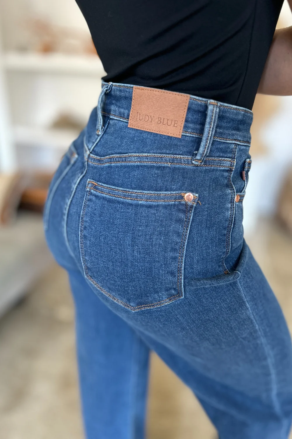 Judy Blue Full Size High Rise Straight Jeans - Image 13