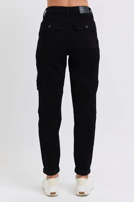 Judy Blue Full Size High Waist Cargo Cuffed Jogger Plus Size - Image 2