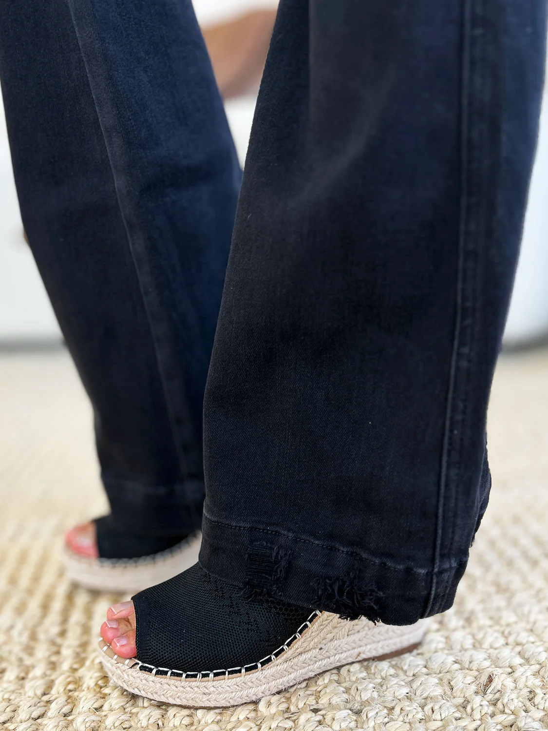 Judy Blue Full Size High Waist Distressed Flare Jeans - Image 20