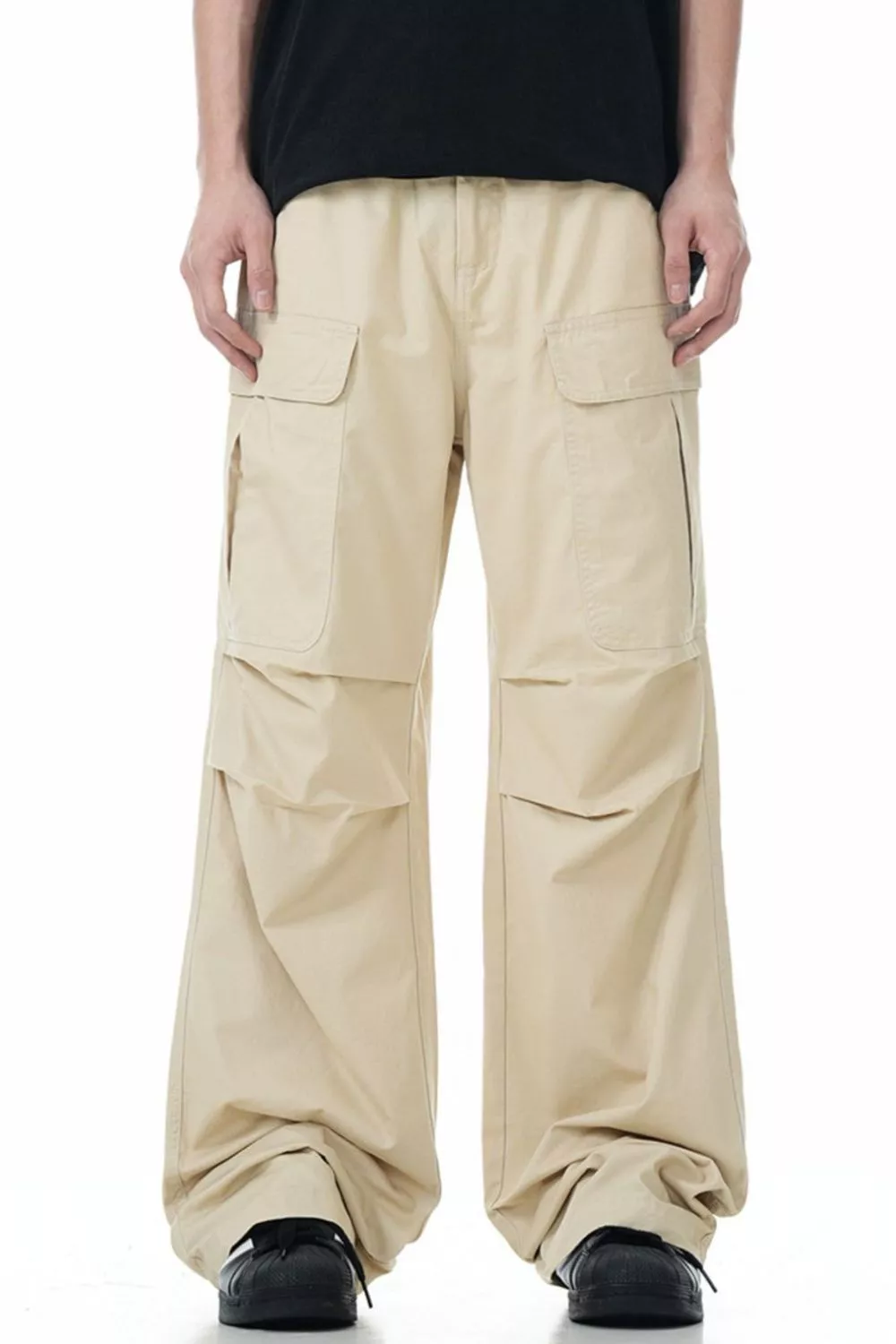 Men's Loose Fit Multi-Pocket Cargo Pants - Image 7